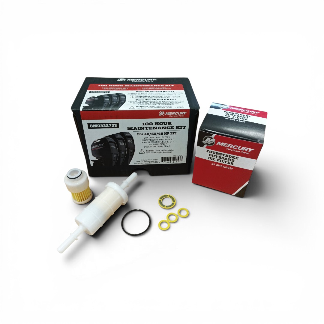 100h HUOLTOSARJA MERCURY F40/50/60EFI 4syl. sn 1C000001->