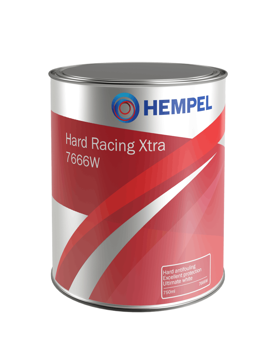 HEMPEL Hard Racing Xtra Antifoul.maali 750ml WHITE  