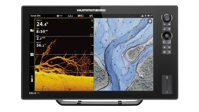 Humminbird SOLIX 15 CHIRP DS MEGA SI+  G3  ei sis. anturia
