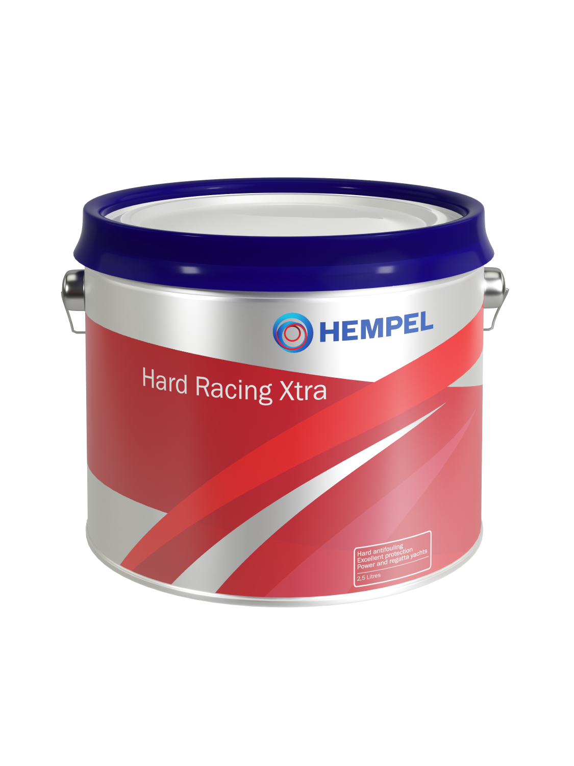 HEMPEL Hard Racing Xtra Antifoul.maali 2,50L PUNAINEN 