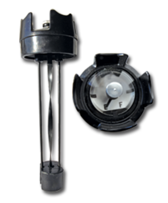 Tankin korkki mittarilla, pituus 245mm, yleismalli 