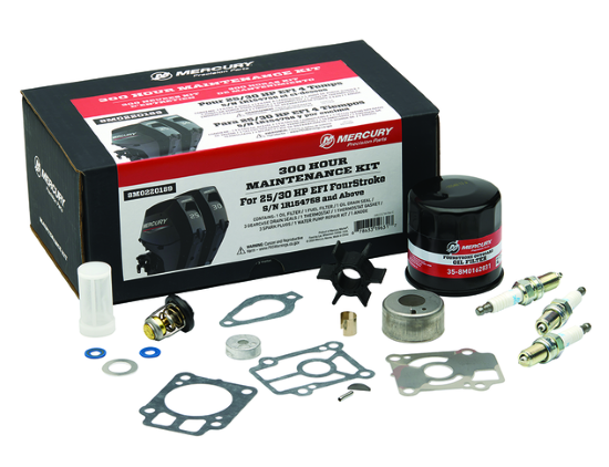 300h HUOLTOSARJA MERCURY F25/30EFI 3cyl  alk.sn.1R154758 ->