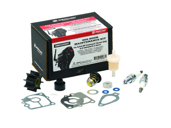 300h HUOLTOSARJA MERCURY F8 / 9,9hv BF & CT - ISOLLA VAIHTEISTOLLA