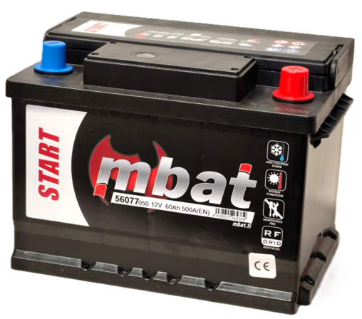 MBAT 12v 60Ah / 500A                                