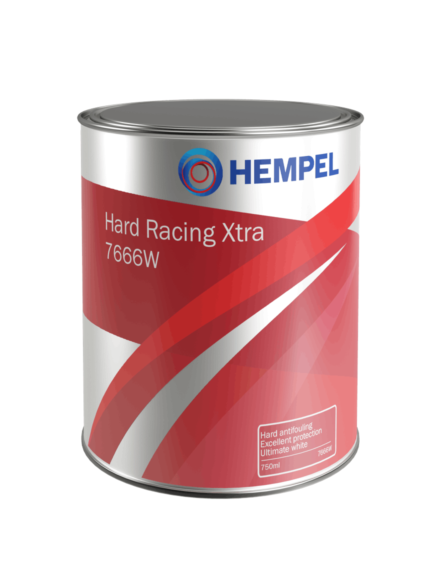 HEMPEL Hard Racing Xtra Antifoul.maali 750ml Dove White (Light Grey)
