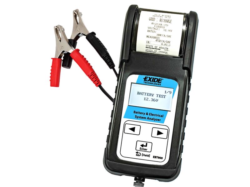 AKKUTESTERI DHC- DIGITAL EBT900 12/24V - PRINTTERILL&Auml; 