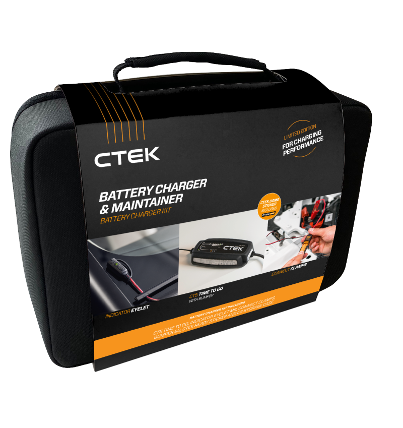 CTEK CT5 TIME TO GO - BATTERY CHARGER KIT - AKKULATURI 