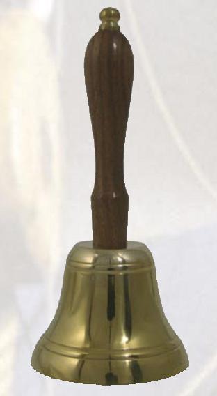 HAND BELL WITH WOODEN HANDLE                        