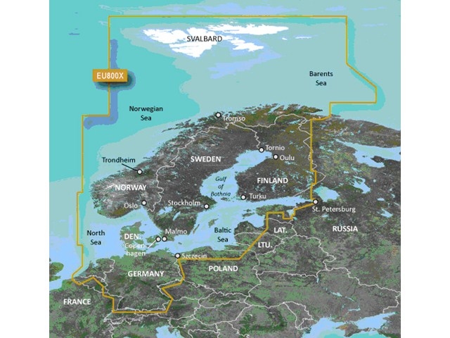 pohjolan kartta GARMIN BLUECHART G2 POHJOLAN KARTTA   Akku Teho Marine Oy 