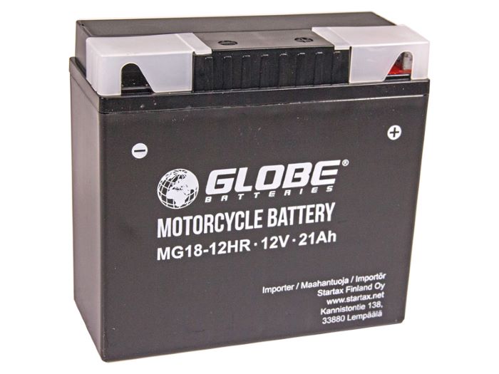 GLOBE MP AKKU - GEL  21Ah  (BMW) - (Stiga / makuulla)  