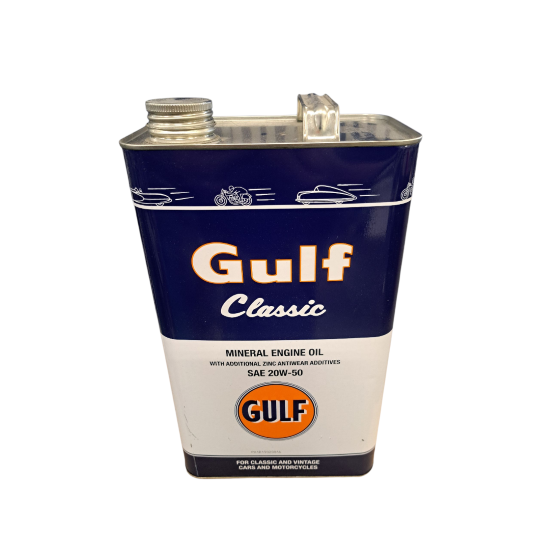 GULF CLASSIC MINERAALIÖLJY SAE 20W-50  5L  (ZINK) 