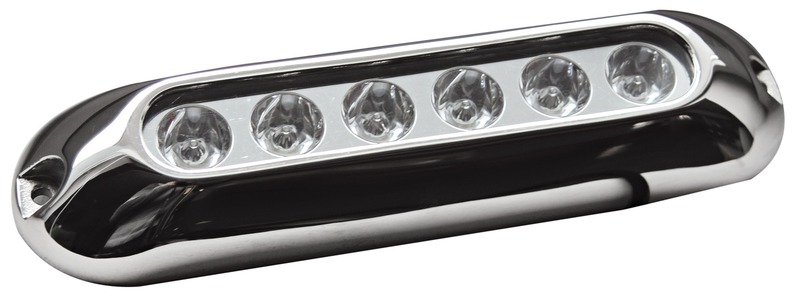 Osculati Vedenalainen LED Valo 6x3W  Valkoinen valo