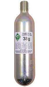Paukkuliivin - 38g CO2 varasäiliö 
