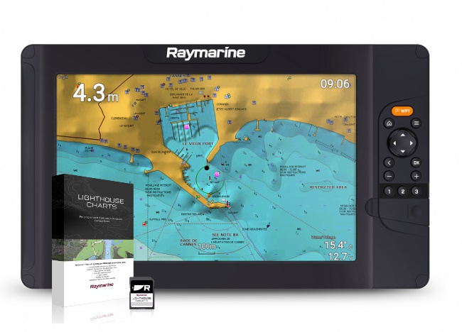 RAYMARINE Element 12 S LightHousen Pohjois-Euroopan kartat