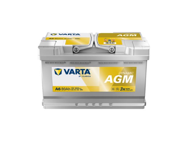 VARTA  A6  AGM DYNAMIC xEV  80Ah / 800A       