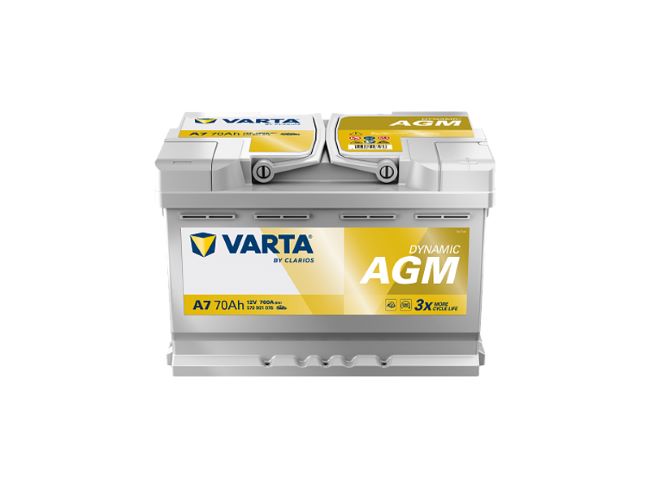 VARTA  A7  AGM DYNAMIC xEV  70Ah / 760A       
