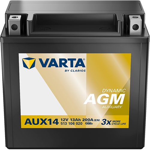 VARTA Auxiliary AGM 13Ah 200A -  LIS&Auml;AKKU 
