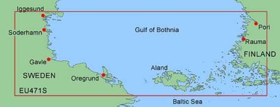 GARMIN BLUECHART G3 VISION Gulf of Bothnia          